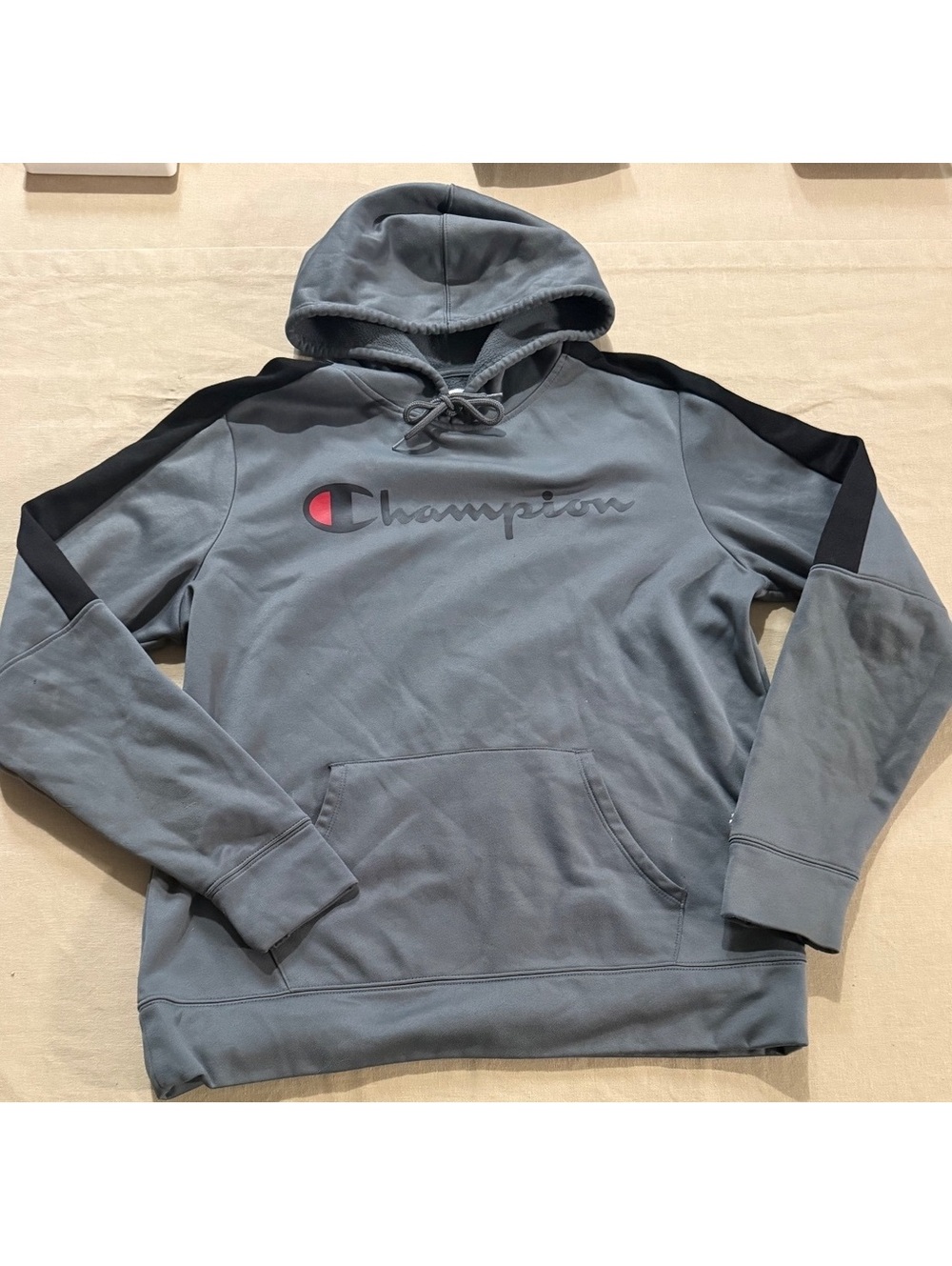 Champion gray pullover hoodie